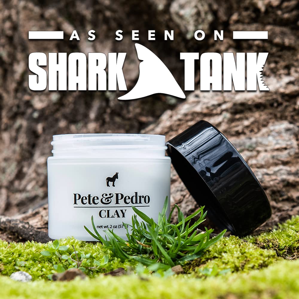 Pete & Pedro styled hair demonstrating messy, textured matte finish