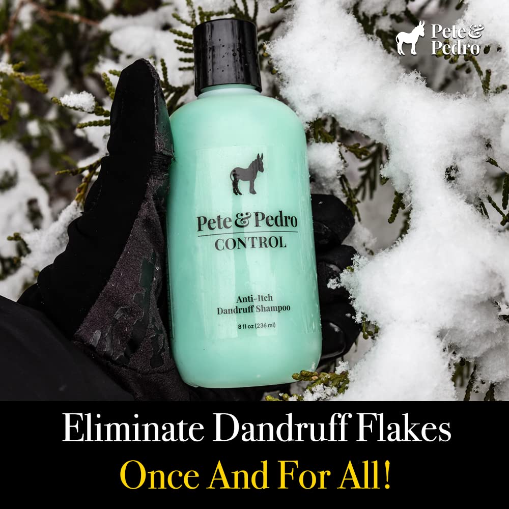 Pete & Pedro shampoo texture dispensed on palm, highlights smooth lather and easy application