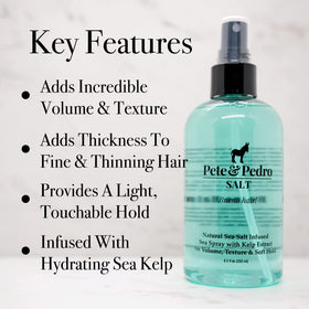 Pete & Pedro nozzle close-up highlighting precise spray for even texture