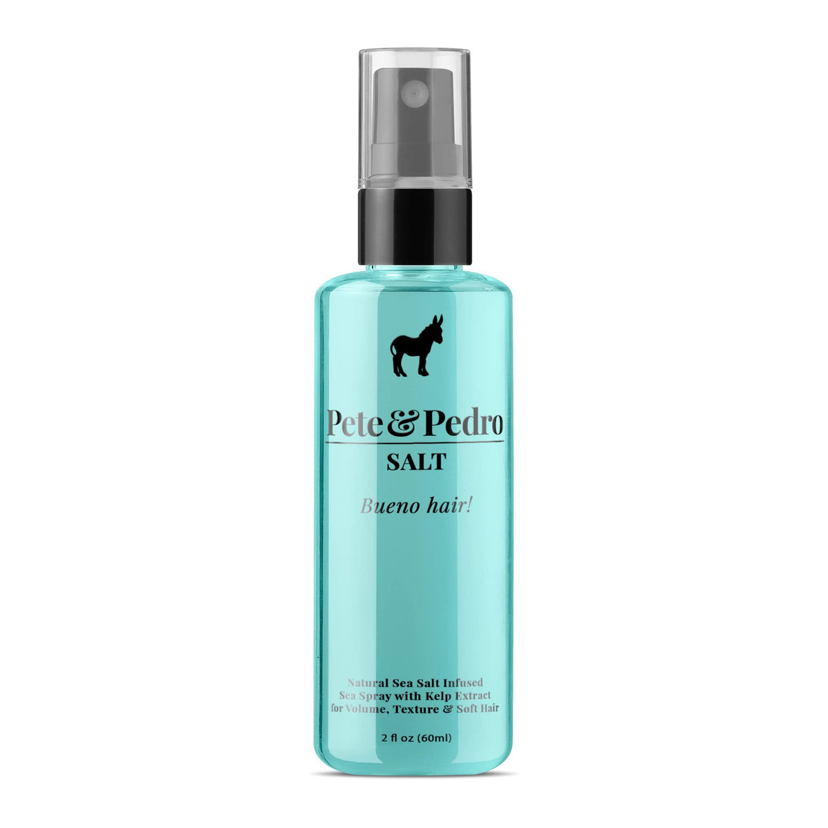 Pete & Pedro front bottle shot showing compact travel-friendly design and benefits