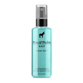 Pete & Pedro front bottle shot showing compact travel-friendly design and benefits