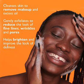 Peter Thomas Roth ingredient label highlighting glycolic and salicylic acids benefit
