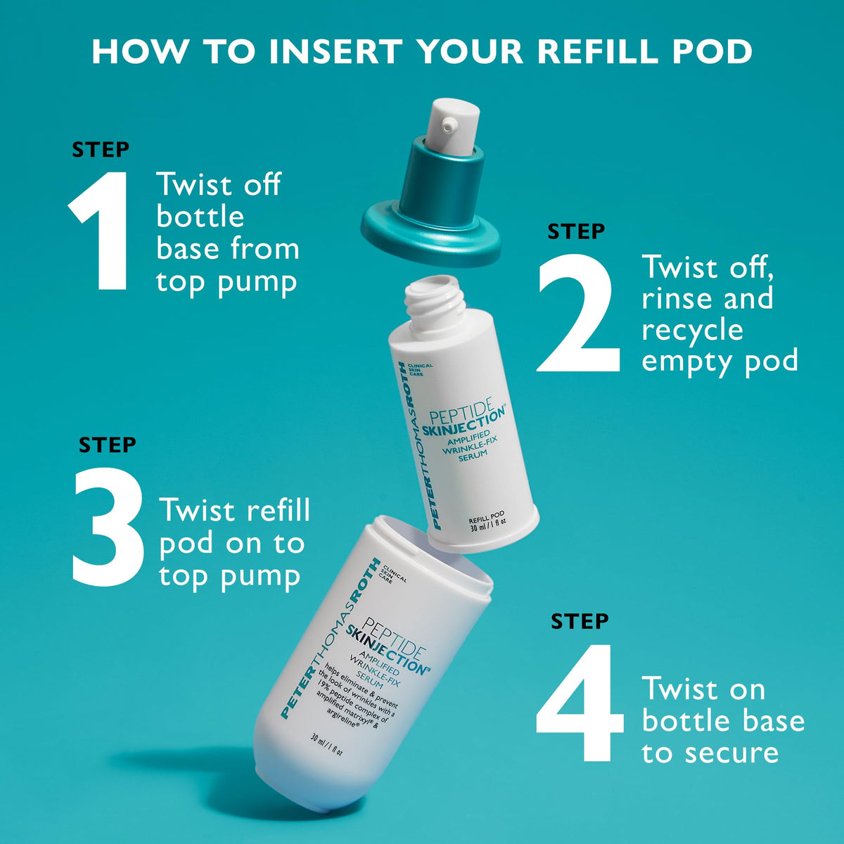 Peter Thomas Roth applying serum to jawline for smoother-looking expression lines