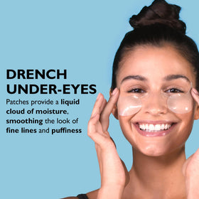Peter Thomas Roth application under eye demonstrating de-puffing effect