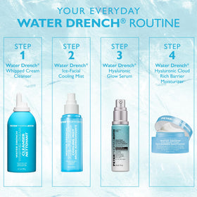 Peter Thomas Roth lifestyle in bathroom showing daily hydration routine