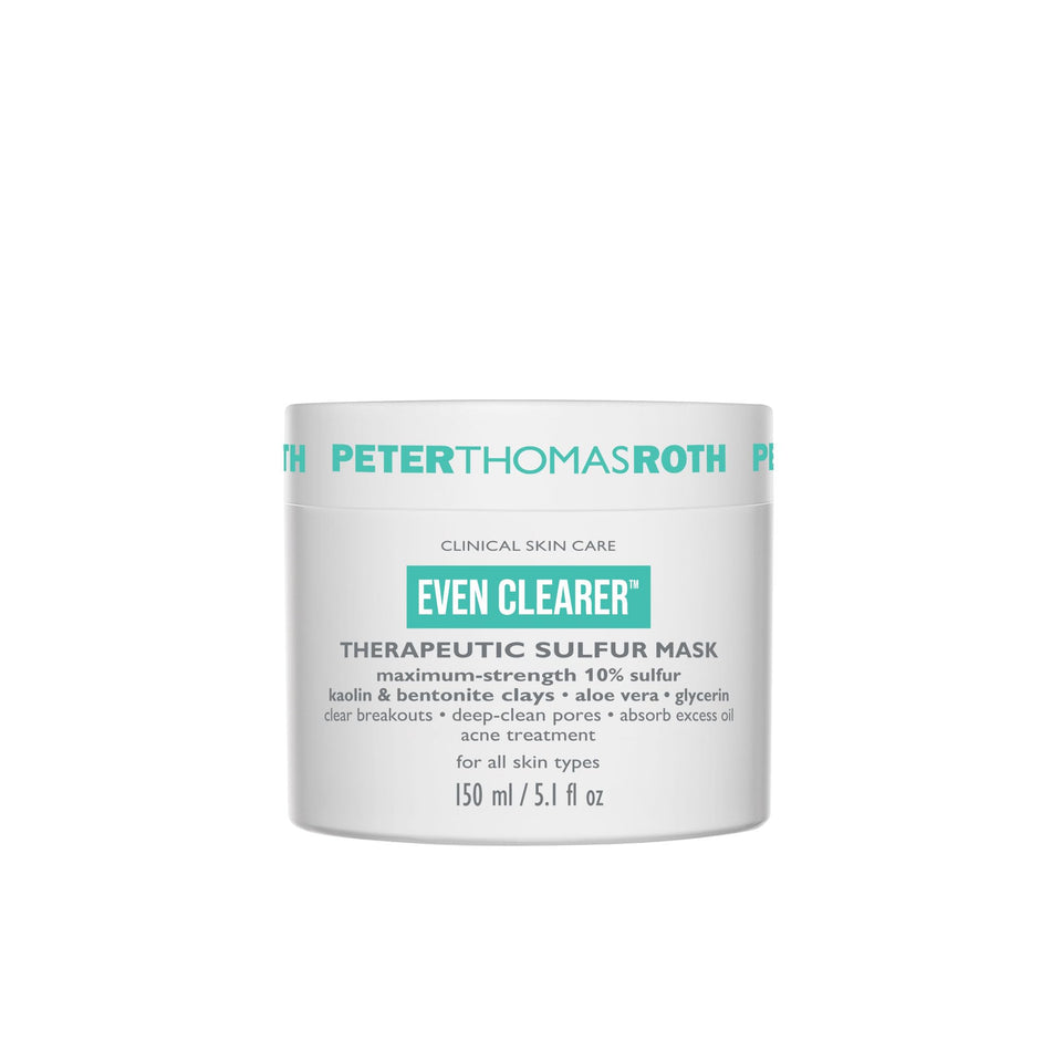 Peter Thomas Roth front packaging highlighting 10% sulfur for powerful oil control