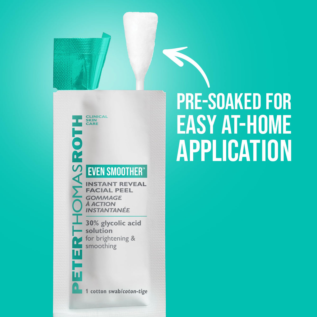 Peter Thomas Roth liquid drop texture showing lightweight glycolic solution hydration