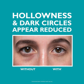 Peter Thomas Roth applying under-eye cream with fingers for instant smoothing