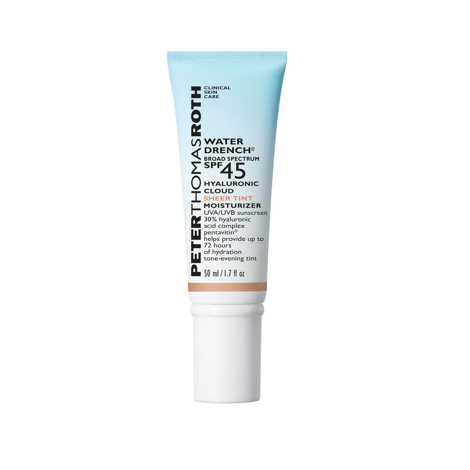 Peter Thomas Roth front packaging showing SPF 45 and tint for daily protection
