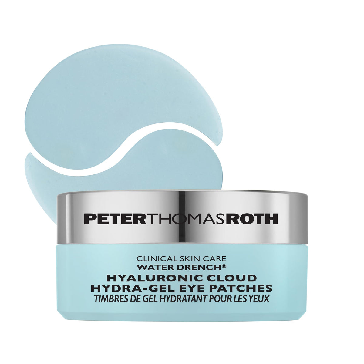 Peter Thomas Roth front packaging showing the hydra-gel eye patches and benefits