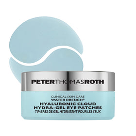 Peter Thomas Roth front packaging showing the hydra-gel eye patches and benefits
