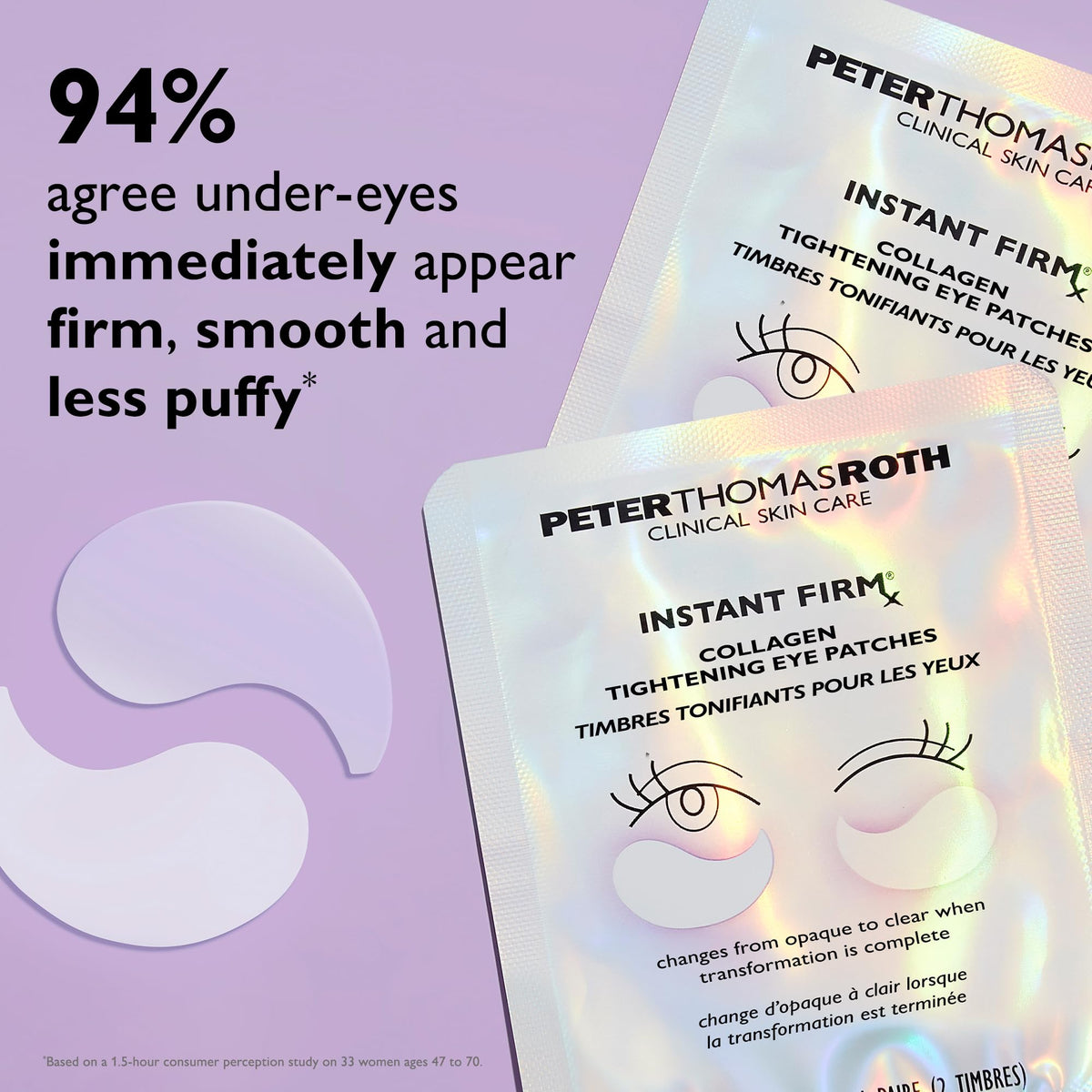 Peter Thomas Roth visual of collagen and peptides ingredients for firming