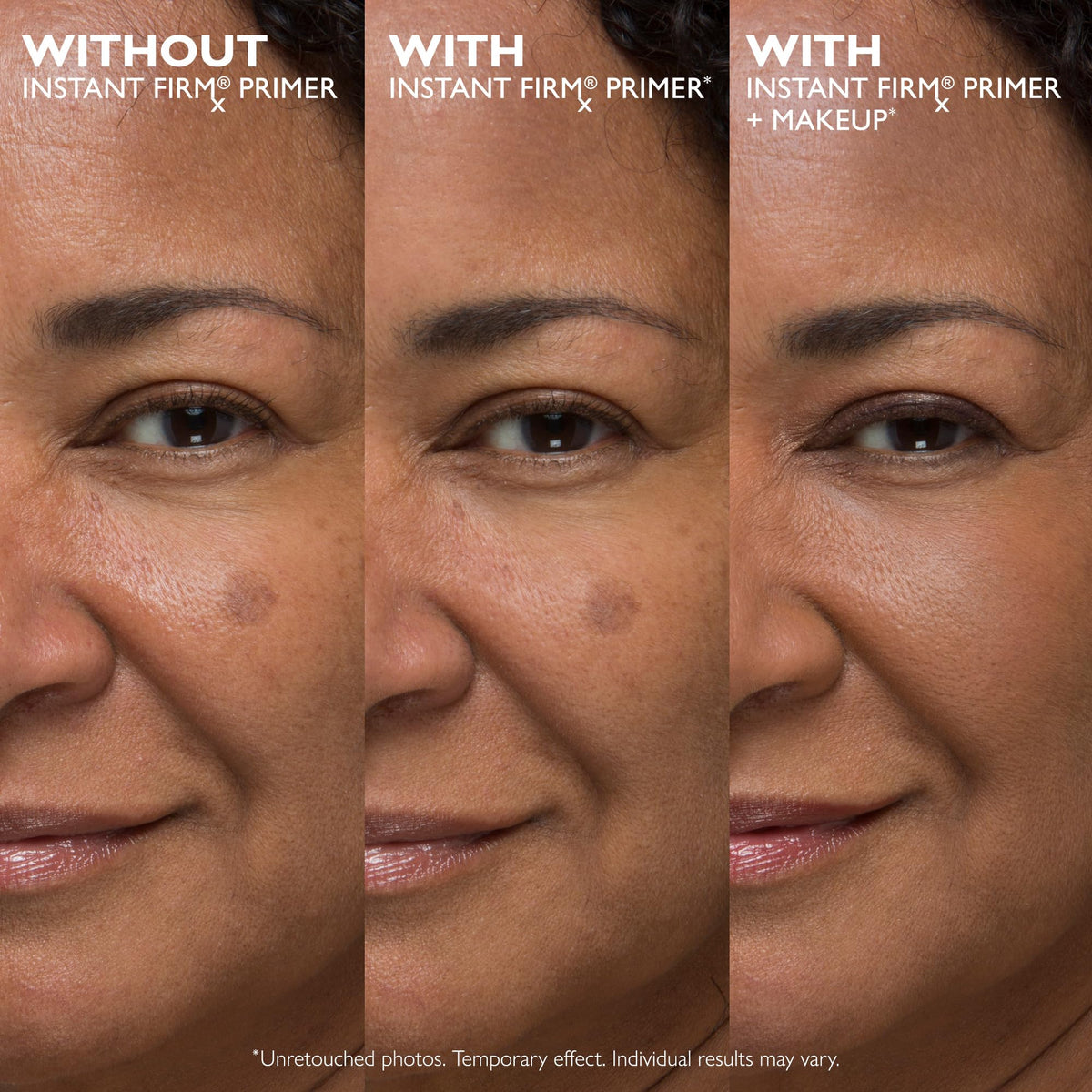 Peter Thomas Roth applying primer on back of hand to show instant smoothing