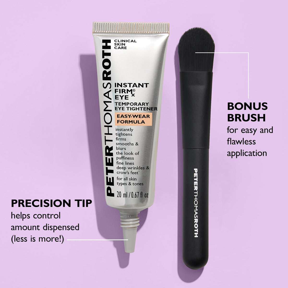 Peter Thomas Roth before and after under-eye visual improvement