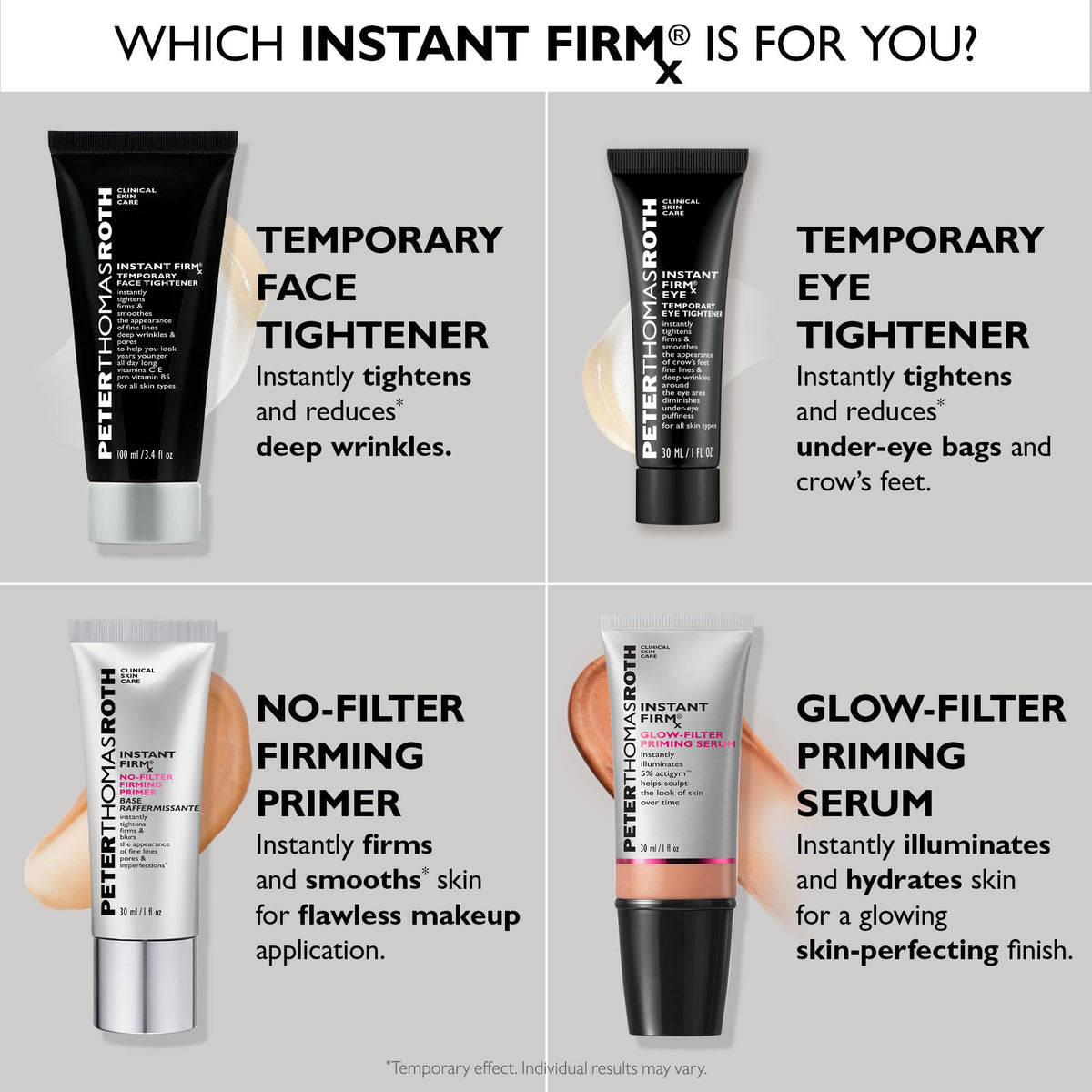 Peter Thomas Roth lifestyle bathroom vanity scene suggesting everyday readiness