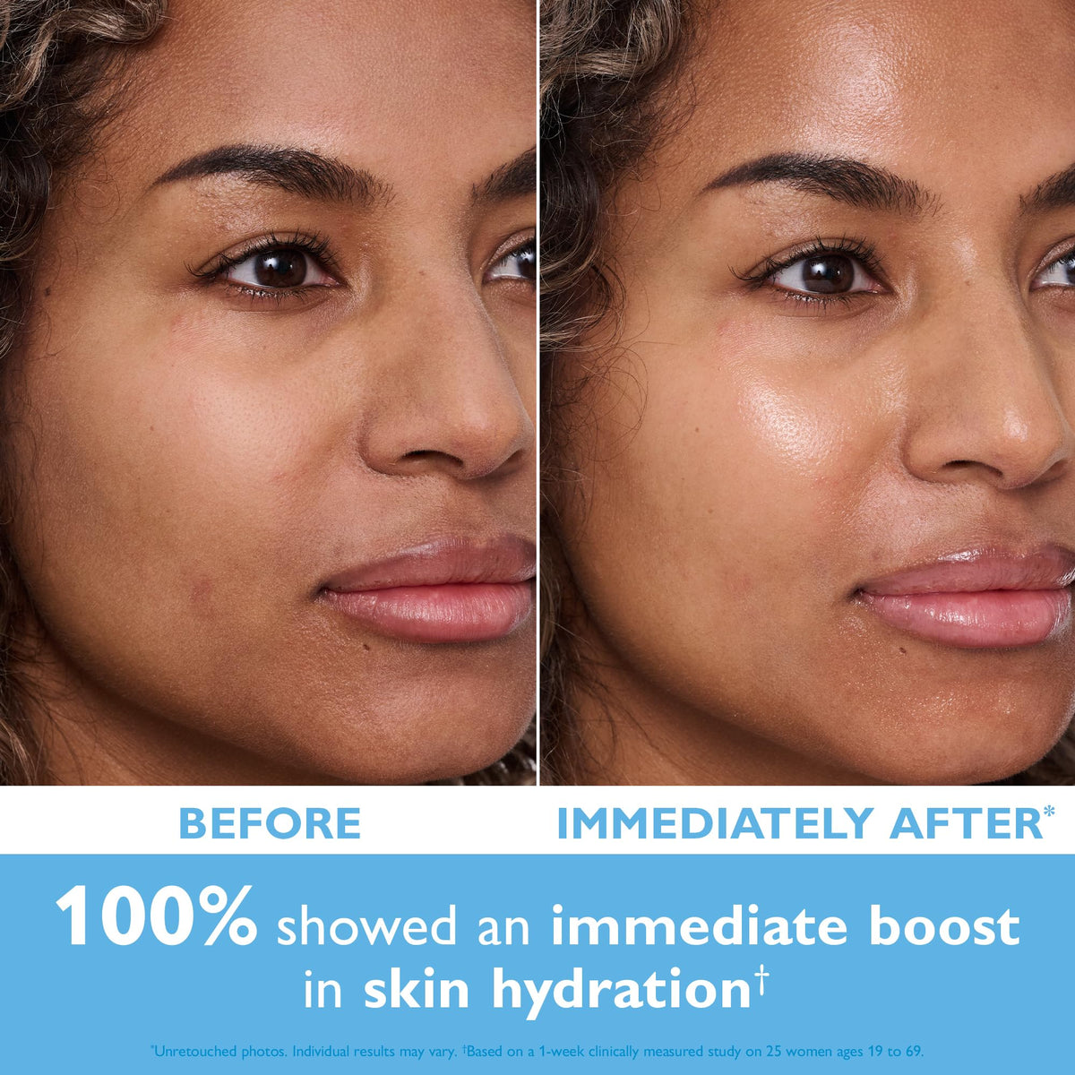Peter Thomas Roth moisturizer dollop in hand for easy application