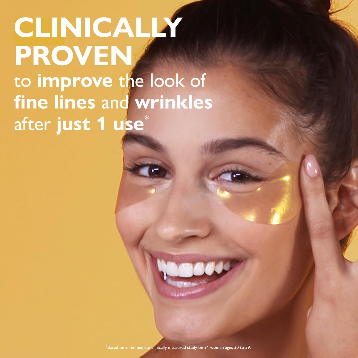 Peter Thomas Roth patch texture with visible gold flakes demonstrating radiance and ingredient presence