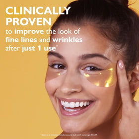 Peter Thomas Roth patch texture with visible gold flakes demonstrating radiance and ingredient presence