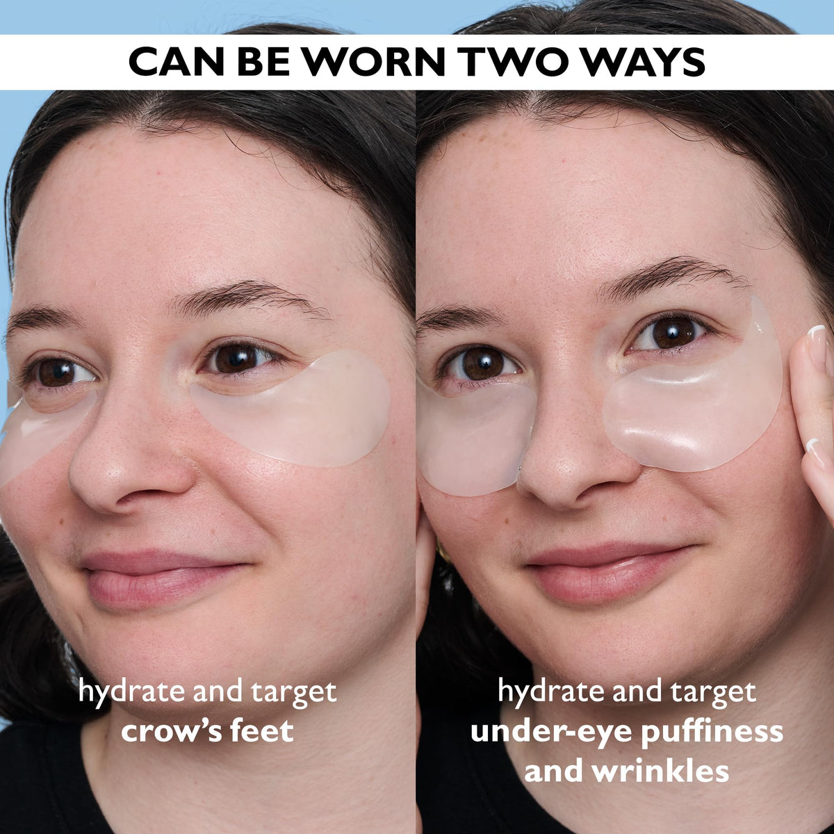 Peter Thomas Roth close-up gel patch texture highlighting cooling hydration