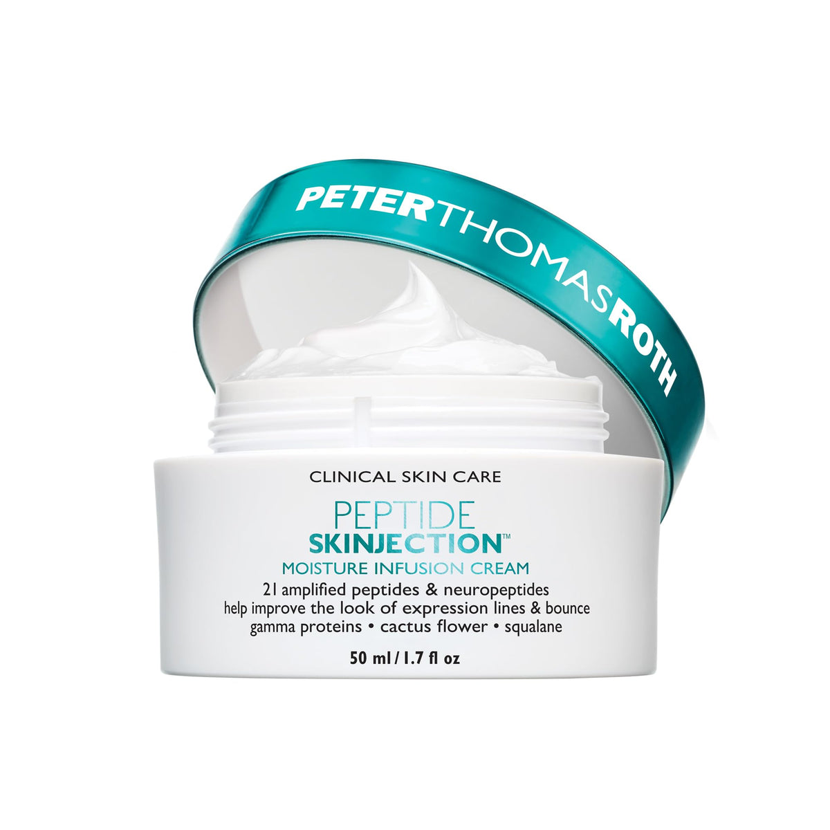 Peter Thomas Roth front jar view showing clean label and refillable design benefit