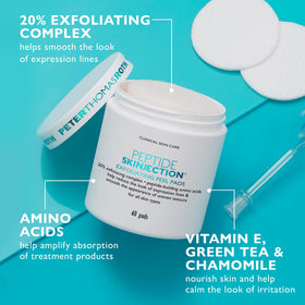 Peter Thomas Roth ingredient label highlighting acids and amino acids for clarity