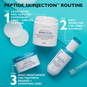 Peter Thomas Roth on bathroom counter in lifestyle shot suggesting everyday routine