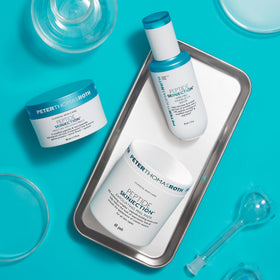 Peter Thomas Roth pad followed by moisturizer to illustrate better product absorption