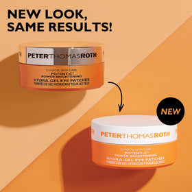 peter thomas roth patches staged on bathroom shelf for routine-ready skincare benefit