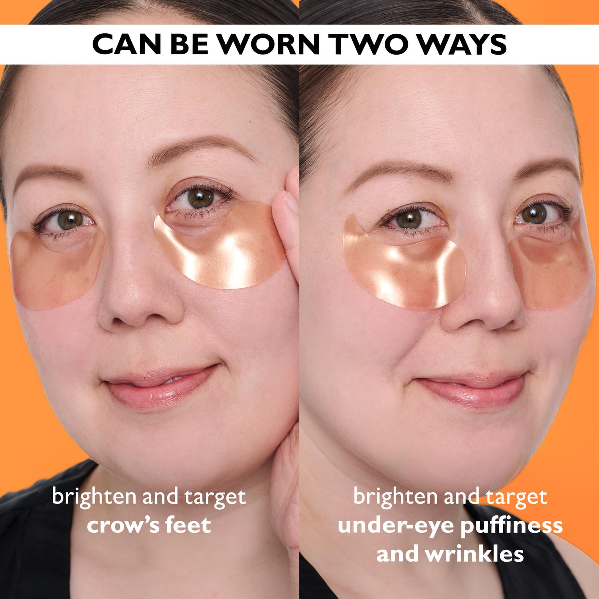 peter thomas roth close-up of hydrogel patch edge highlighting smooth adherence benefit