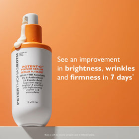 Peter Thomas Roth close-up of serum texture highlighting smooth moisturizing finish
