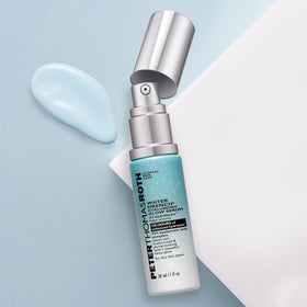 Peter Thomas Roth gel-like texture close-up showing lightweight hydration absorption