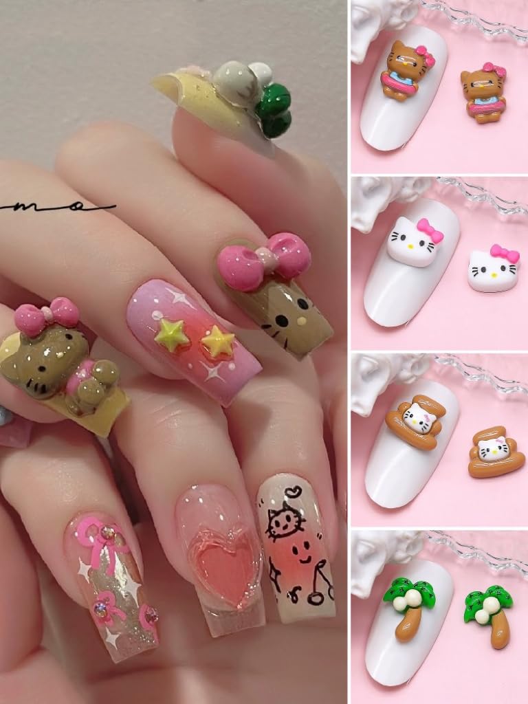 Pethawata decorated phone case showing charms used beyond nail art creativity