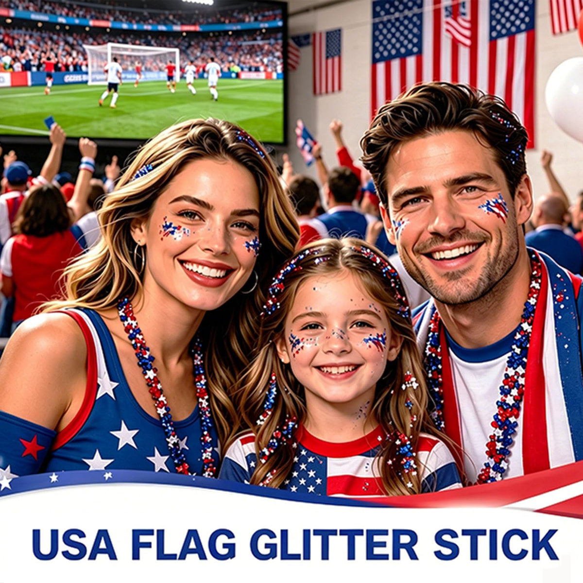 Petramrs worn at a parade creating long-lasting patriotic sparkle for outdoor celebrations