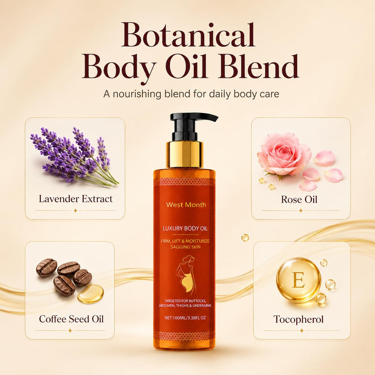 pewatul oil texture closeup demonstrating silky, fast-absorbing oil benefit