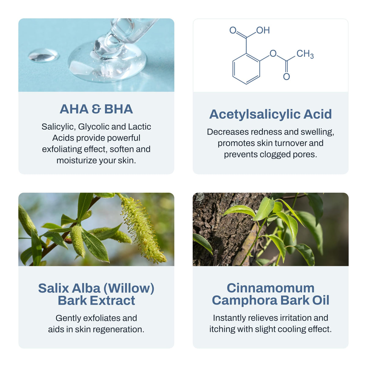 PFB Vanish ingredients label with Chromabright and botanical extracts for transparency