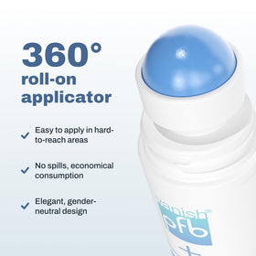 PFB Vanish pump dispenser closeup highlighting ease of application and control