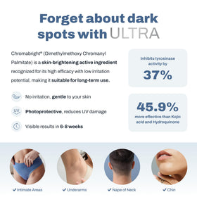 PFB Vanish on underarm skin highlighting calming effect and reduced irritation