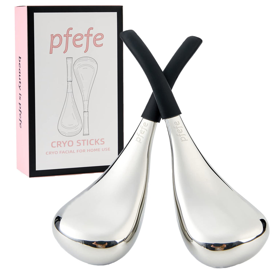 pfefe front packaging showing two cryo sticks and storage case for travel convenience