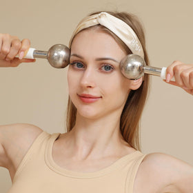 pfefe application on under-eye area reducing puffiness and improving skin appearance