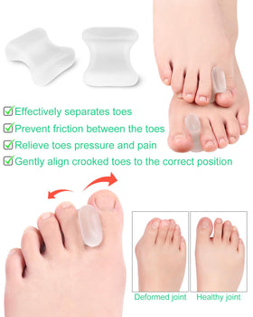 PGRODE small toe spacer shown on little toe for narrow gaps
