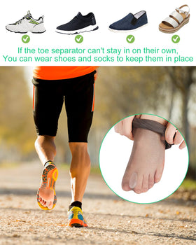 PGRODE spacer pictured on foot in home setting for comfort