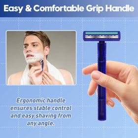 Phafaloop razor in use shaving a leg for quick smooth results
