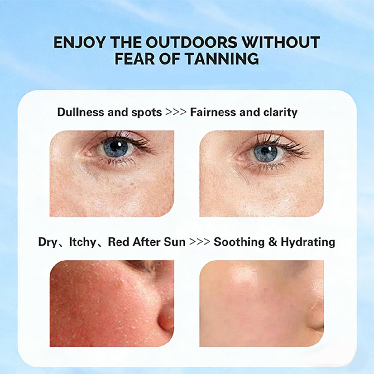 Phanund lightweight sunscreen texture squeezed onto hand showing quick-absorb benefit