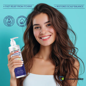 PHARMBANNER conditioner pour texture demonstrating lightweight hydration
