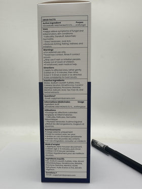 PHARMBANNER applying shampoo to wet hair for targeted scalp care