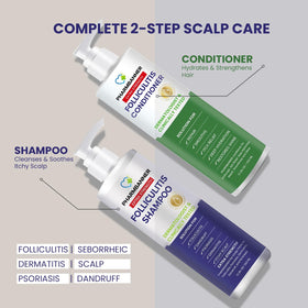 PHARMBANNER shampoo pump closeup for easy dispensing and control