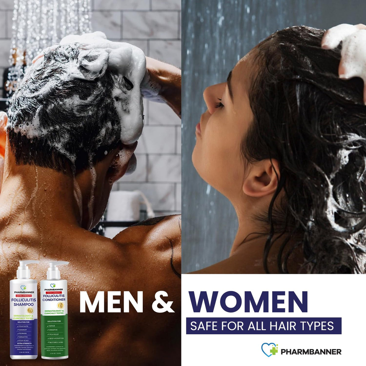 PHARMBANNER tea tree and menthol ingredients for a refreshing cleanse