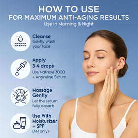 Pharmlitalia illustrative before and after showing improved skin texture benefit