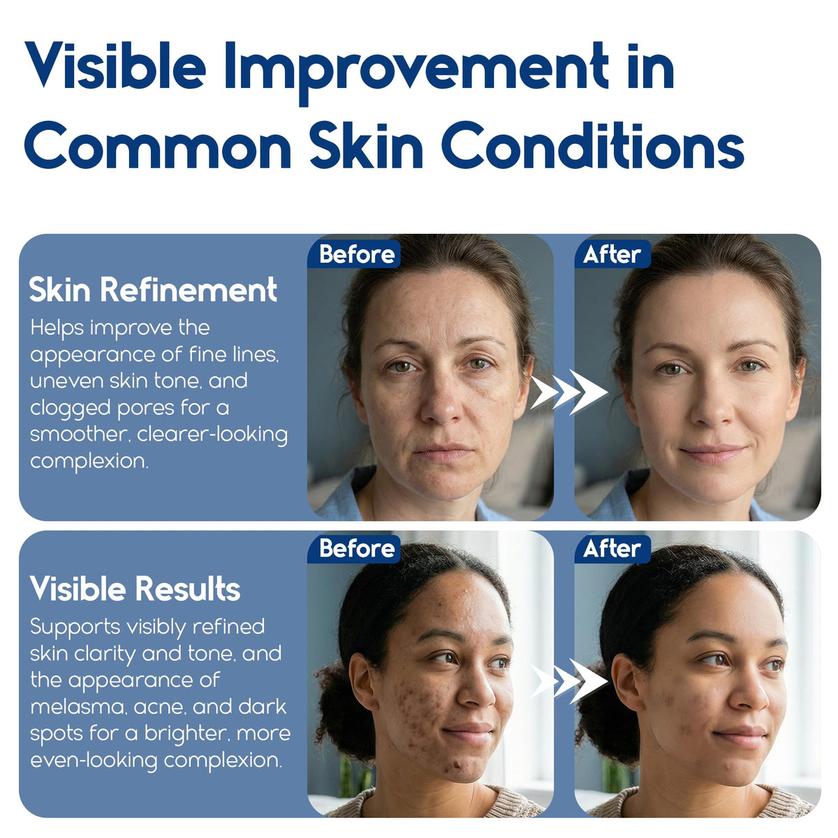Pharmlitalia pad being applied to face demonstrating gentle application and exfoliation benefit