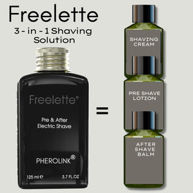 Pherolink Freelette ingredients visuals of Saw Palmetto and Bisabolol soothing skin